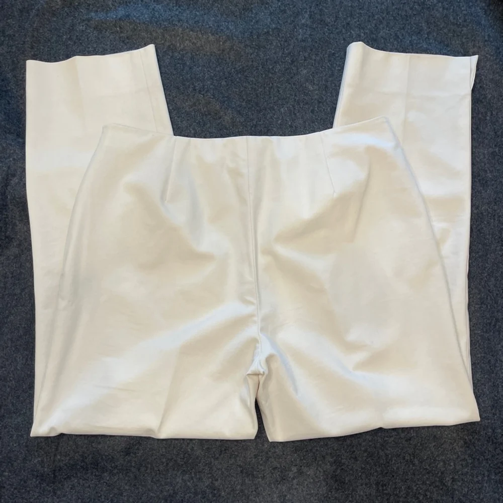 Lafayette 148 New York Bleecker Slim-Leg Pants | Cream | Reg. $598 | $150 - Picture 5 of 11
